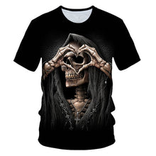 Load image into Gallery viewer, Skull Beauty Rock Cool 3D t shirt
