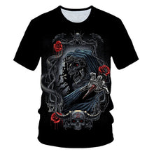 Load image into Gallery viewer, Skull Beauty Rock Cool 3D t shirt