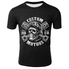 Load image into Gallery viewer, Skull T Shirt Men Black Tshirt
