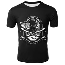 Load image into Gallery viewer, Skull T Shirt Men Black Tshirt
