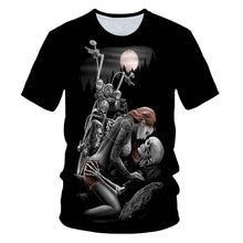 Load image into Gallery viewer, Skull Beauty Rock Cool 3D t shirt
