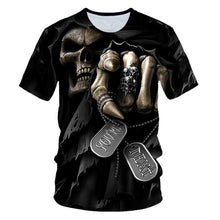 Load image into Gallery viewer, Skull Beauty Rock Cool 3D t shirt
