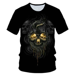 Skull Beauty Rock Cool 3D t shirt