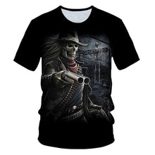 Load image into Gallery viewer, Skull Beauty Rock Cool 3D t shirt
