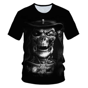 Skull Beauty Rock Cool 3D t shirt