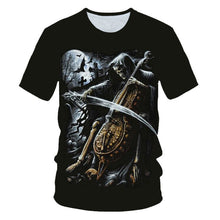 Load image into Gallery viewer, Skull Beauty Rock Cool 3D t shirt
