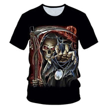 Load image into Gallery viewer, Skull Beauty Rock Cool 3D t shirt

