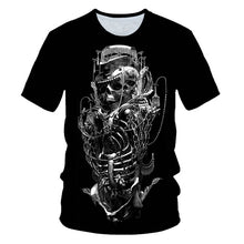 Load image into Gallery viewer, Skull Beauty Rock Cool 3D t shirt
