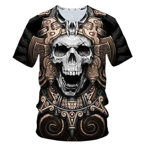 Skull Beauty Rock Cool 3D t shirt